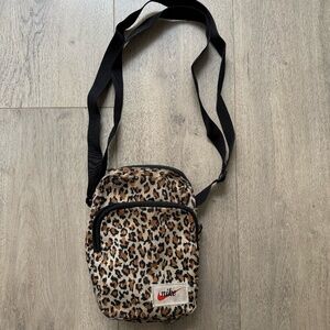 Nike - Leopard Canvas Crossbody Bag